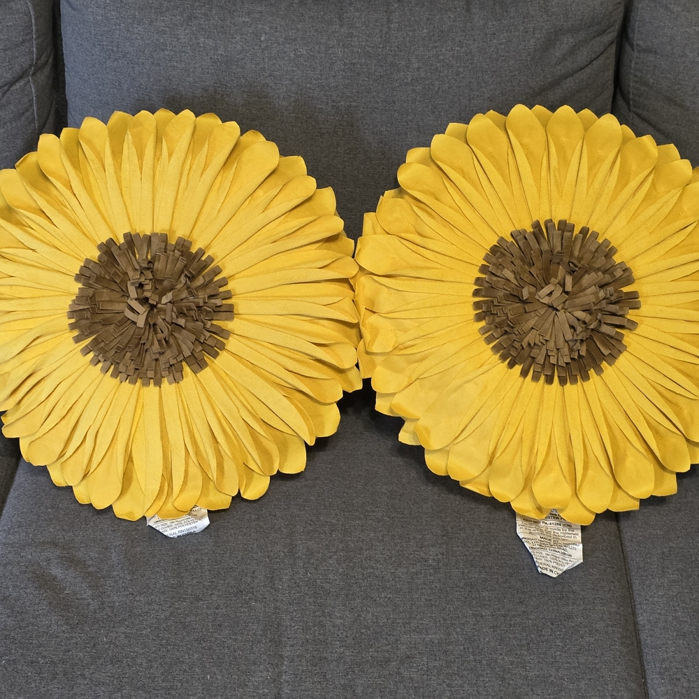 Sunflower Accent Pillows